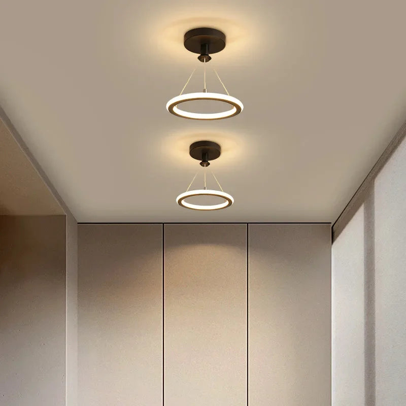 Virela – Applique LED Moderne Entrée Intérieur Noir