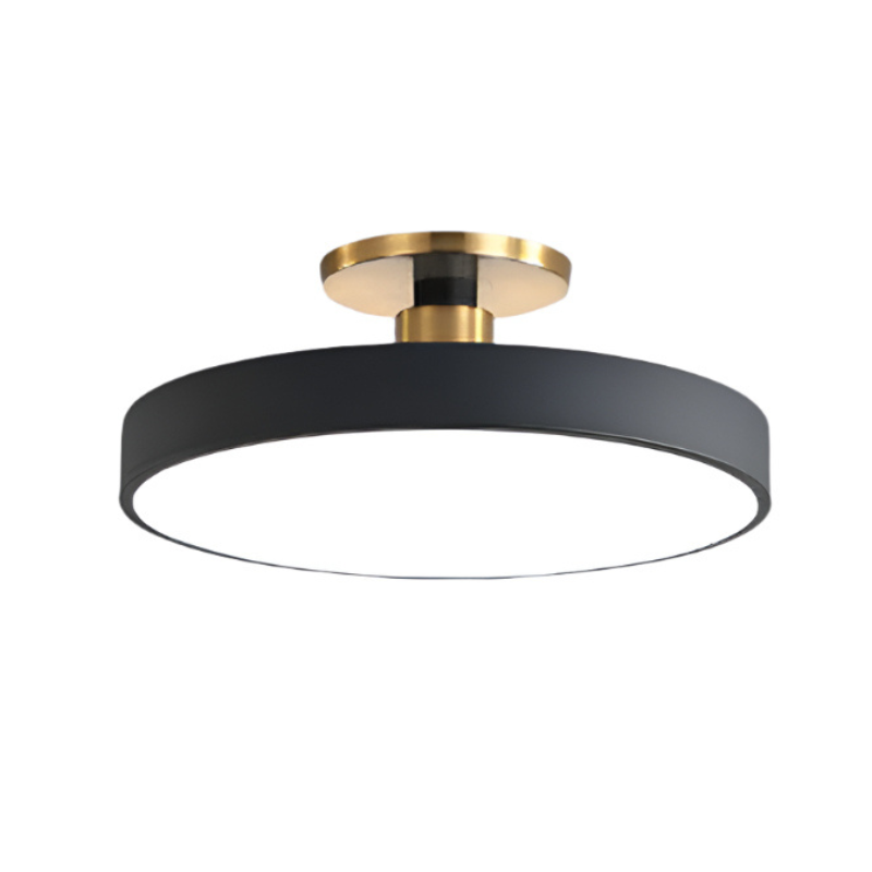 Solevia – Plafonnier LED Moderne Finition Blanc Chambre
