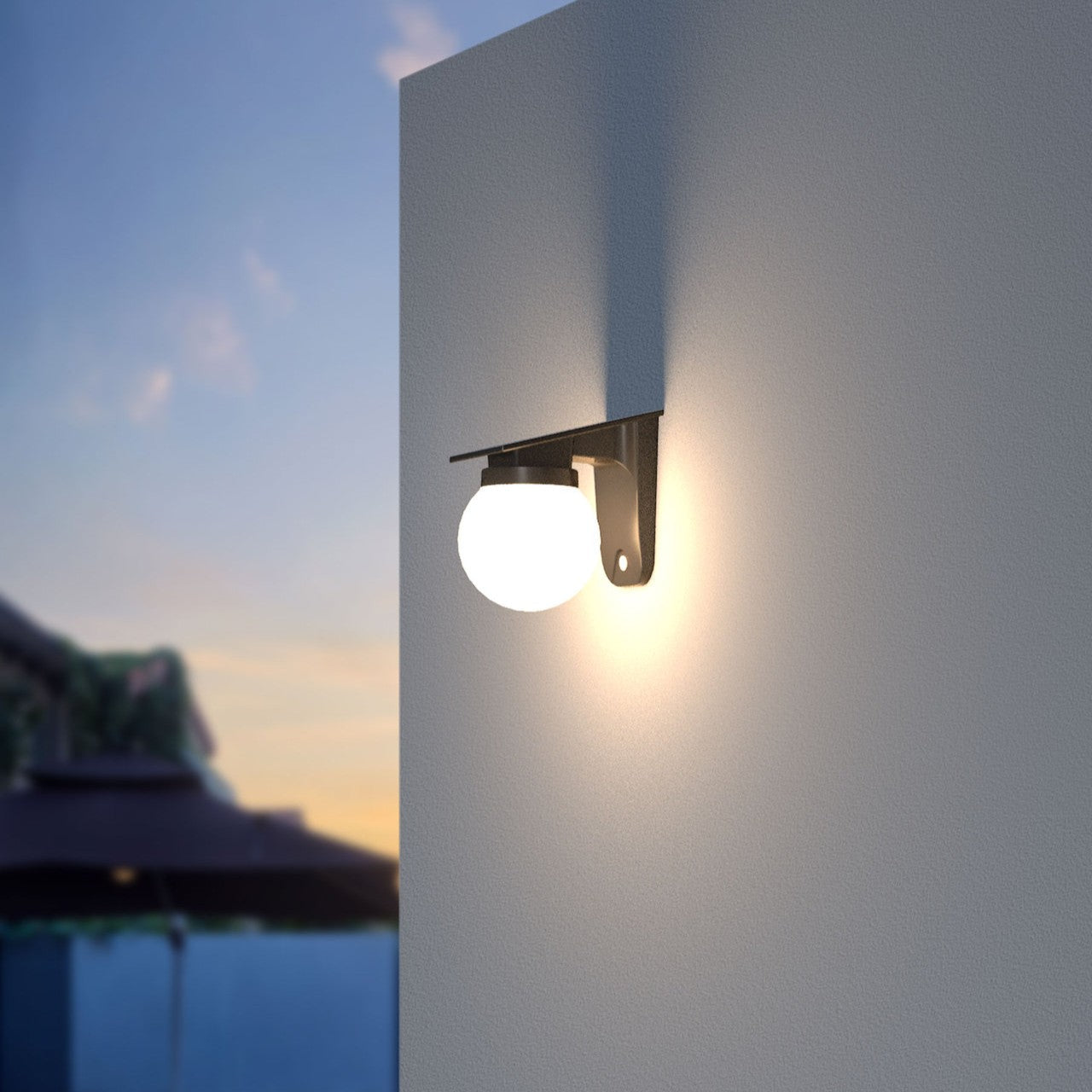Éclairage extérieur LED décoratif lumière chaude design moderne aluminium étanche jardin terrasse