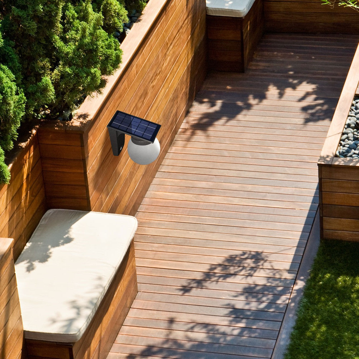 Éclairage extérieur LED décoratif lumière chaude design moderne aluminium étanche jardin terrasse