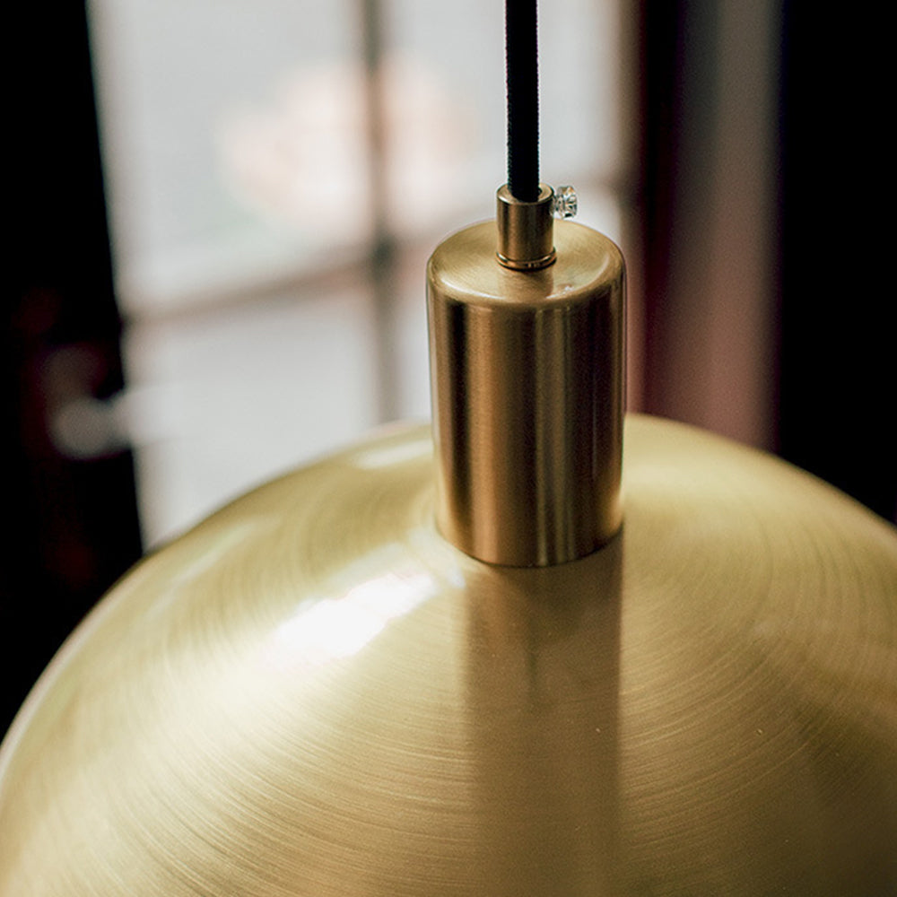 Luminara – Suspension LED Classique Laiton Doré Salon
