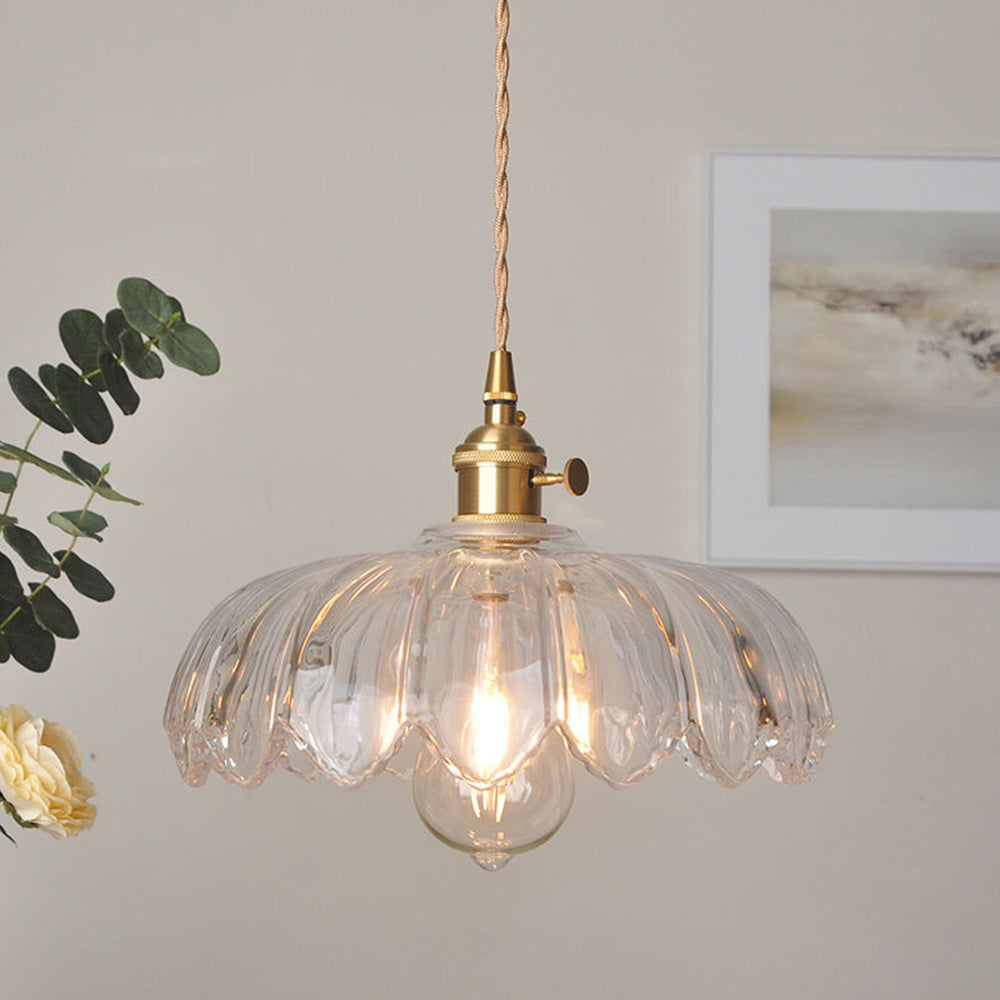 Florina – Suspension Vintage en Forme de Fleurs, Salon, Rose