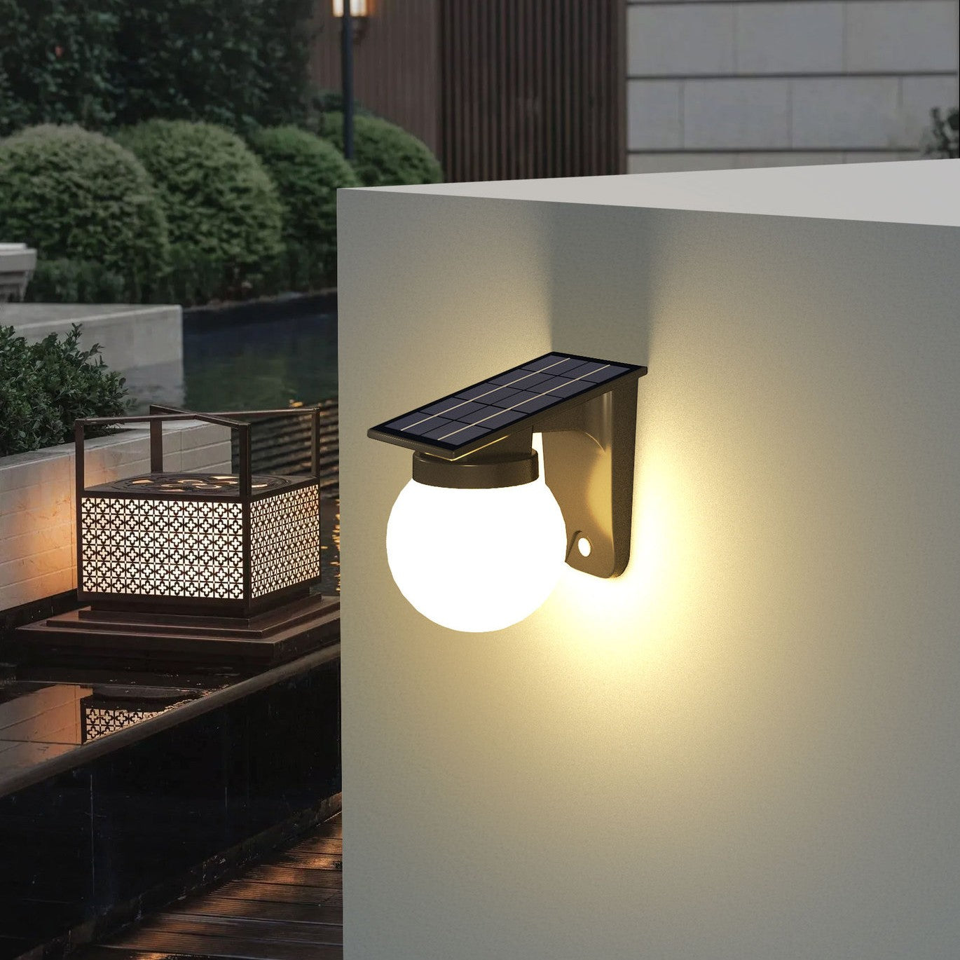 Éclairage extérieur LED décoratif lumière chaude design moderne aluminium étanche jardin terrasse