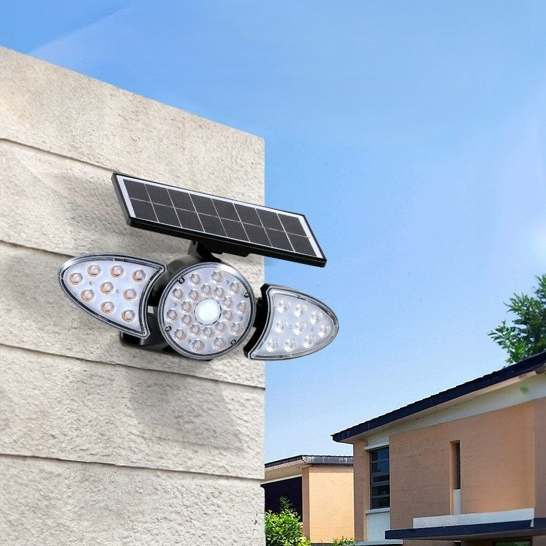 Design moderne minimaliste solaire extérieur lumière chaude étanche pour jardin et terrasse