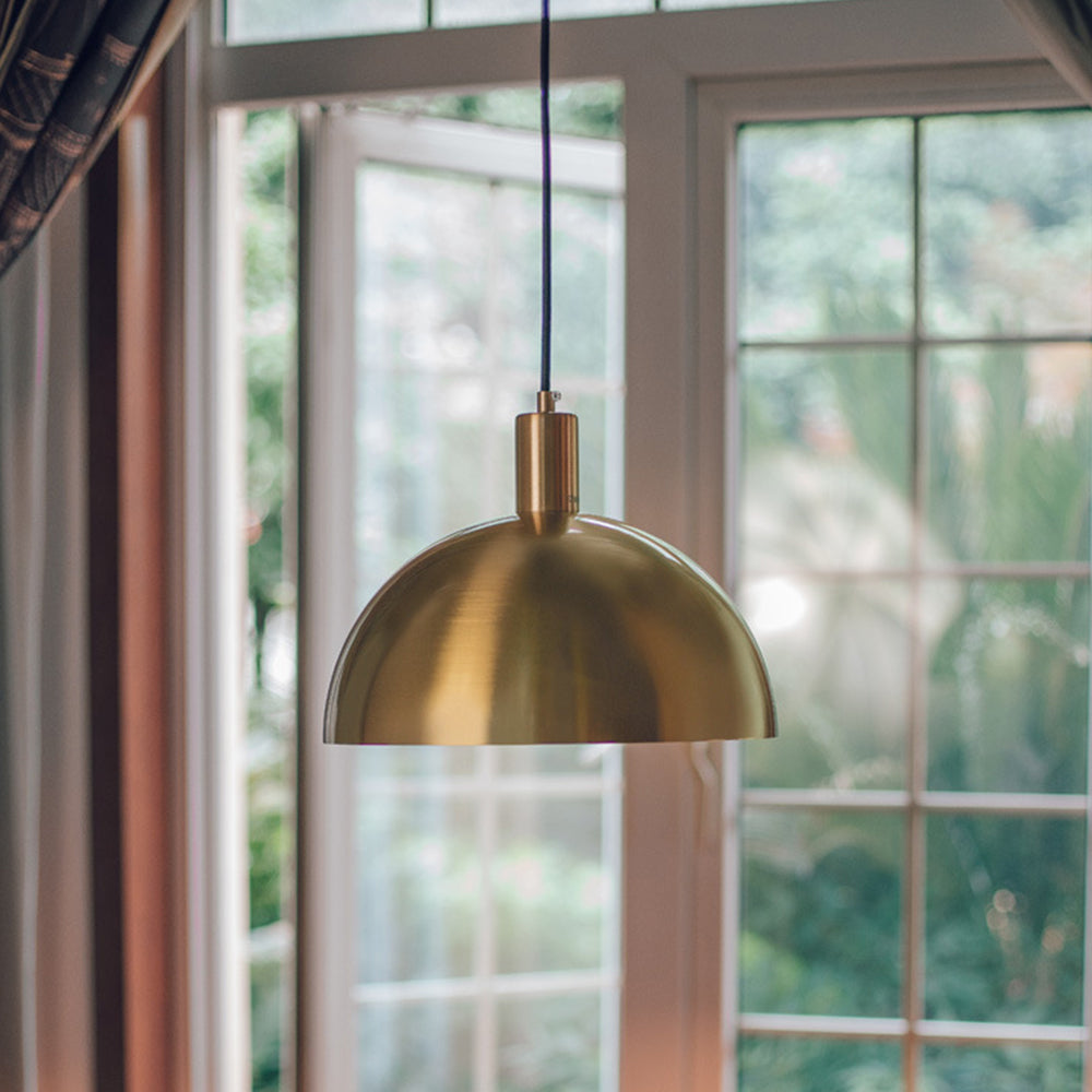 Luminara – Suspension LED Classique Laiton Doré Salon