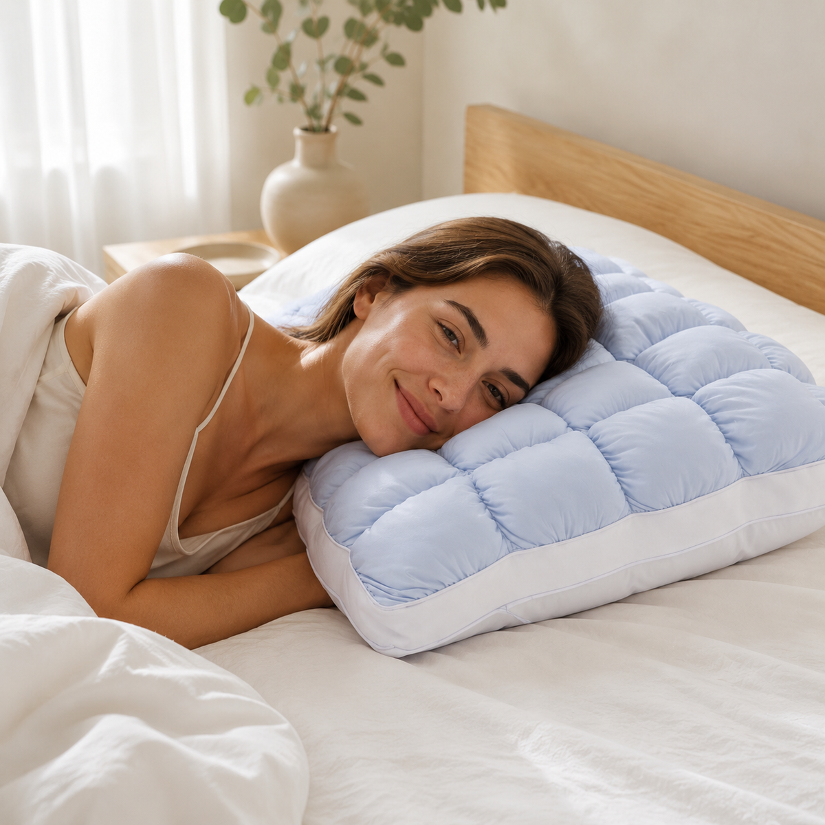Oreiller | Housse en polyester, Rembourrage polyester/coton 4