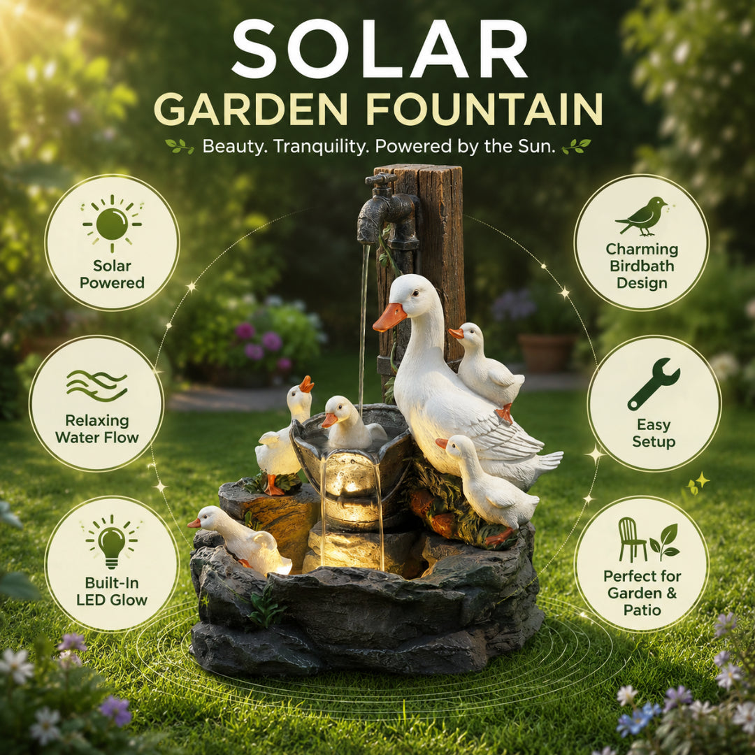 Fontaine de Jardin Solaire d'Extérieur