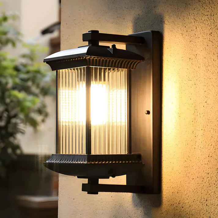 Lampe murale extérieure LED blanc chaud jardin étanche design moderne décoratif