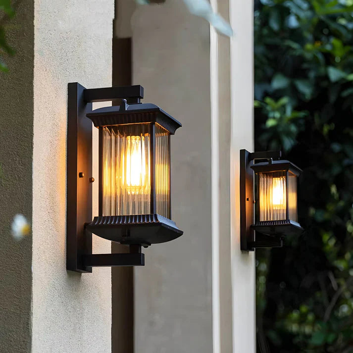 Lampe murale extérieure LED blanc chaud jardin étanche design moderne décoratif