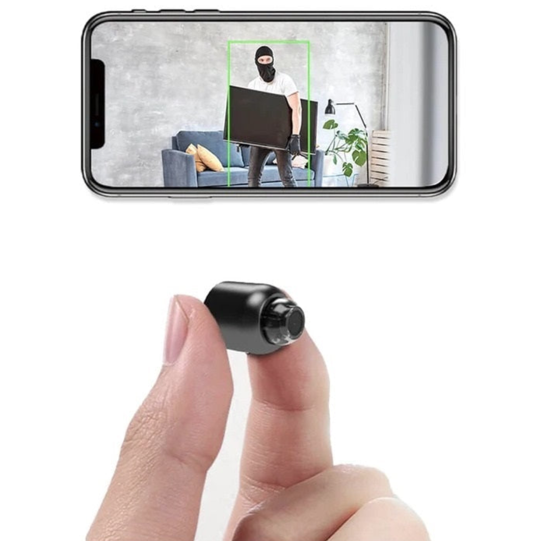 Pack de 2 Caméras de Surveillance WiFi Compactes HD avec Vision Nocturne pour Sécuriser Enfants et Animaux 0