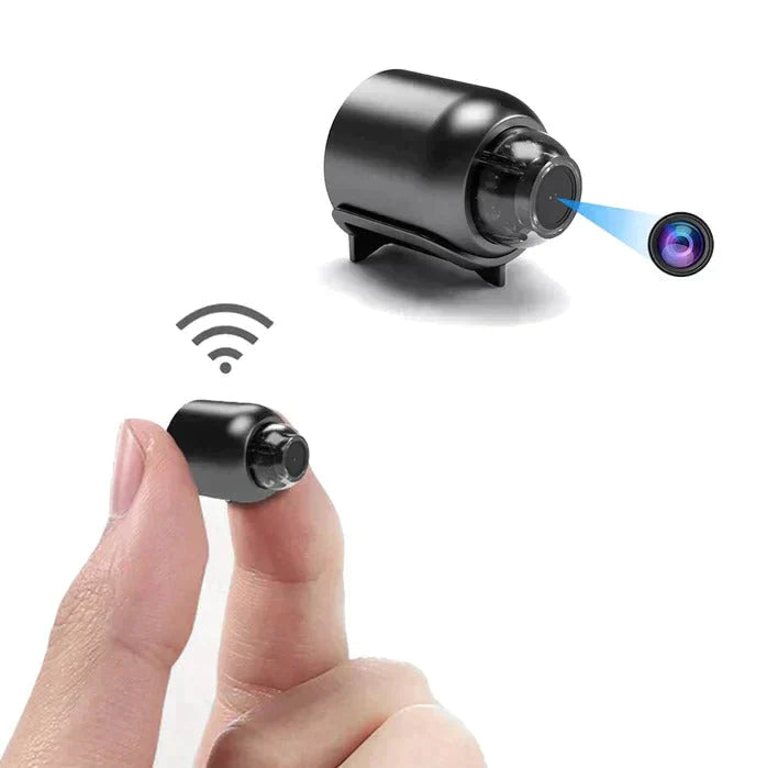 Pack de 2 Caméras de Surveillance WiFi Compactes HD avec Vision Nocturne pour Sécuriser Enfants et Animaux 2