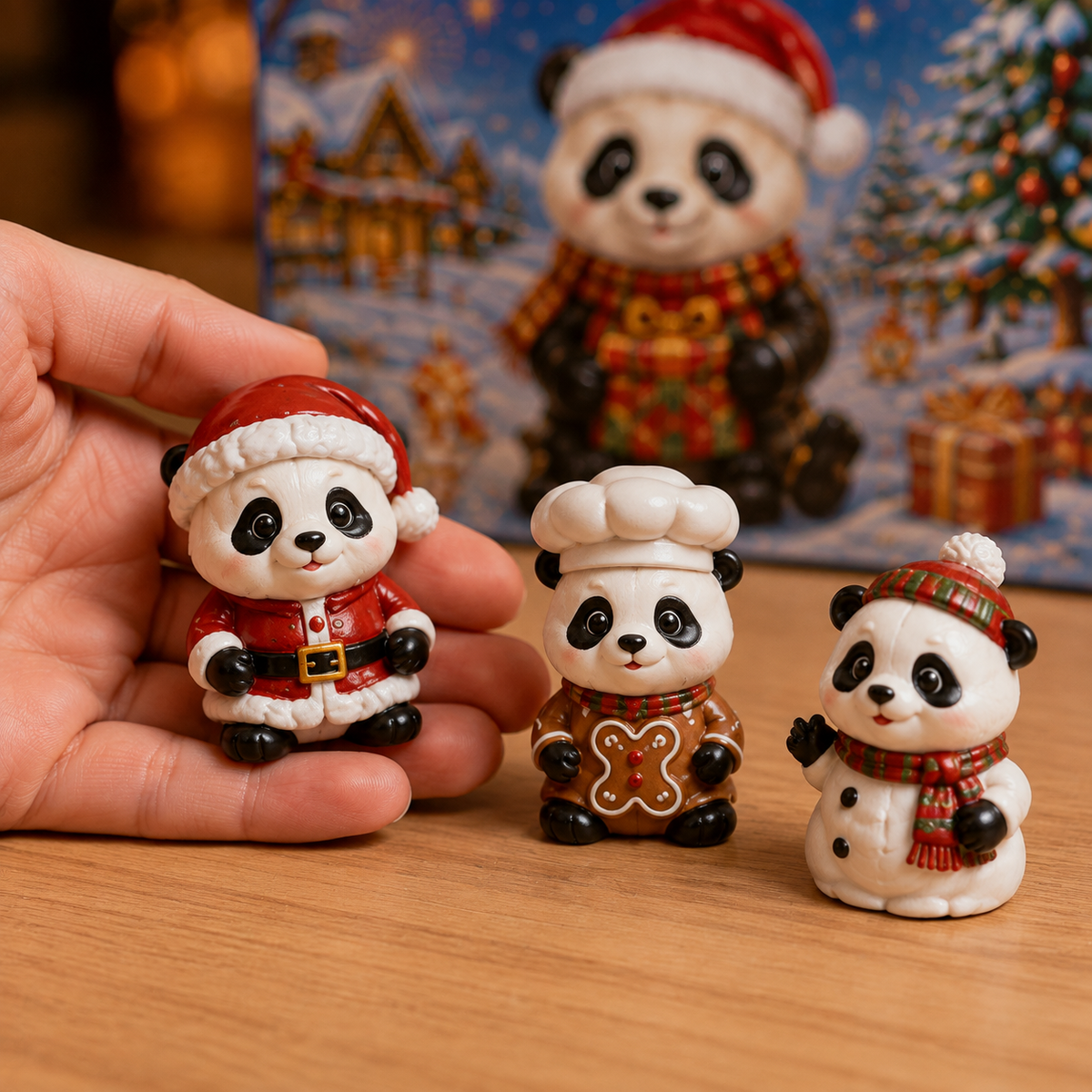 Calendrier de l’Avent Panda 2026 – 24 Figurines à Collectionner pour Noël