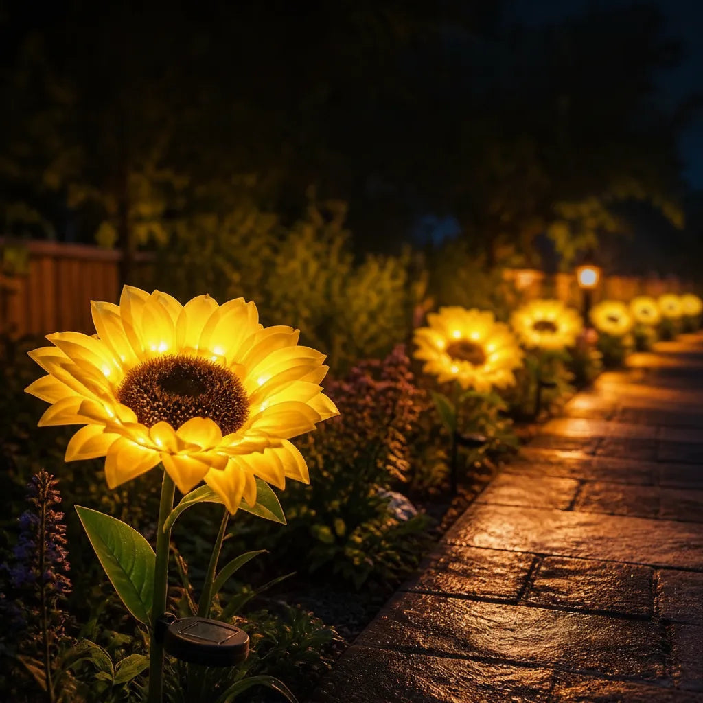 Piquet De Jardin Solaire | LED Blanc Chaud, Capteur Crépuscule Automatique 3