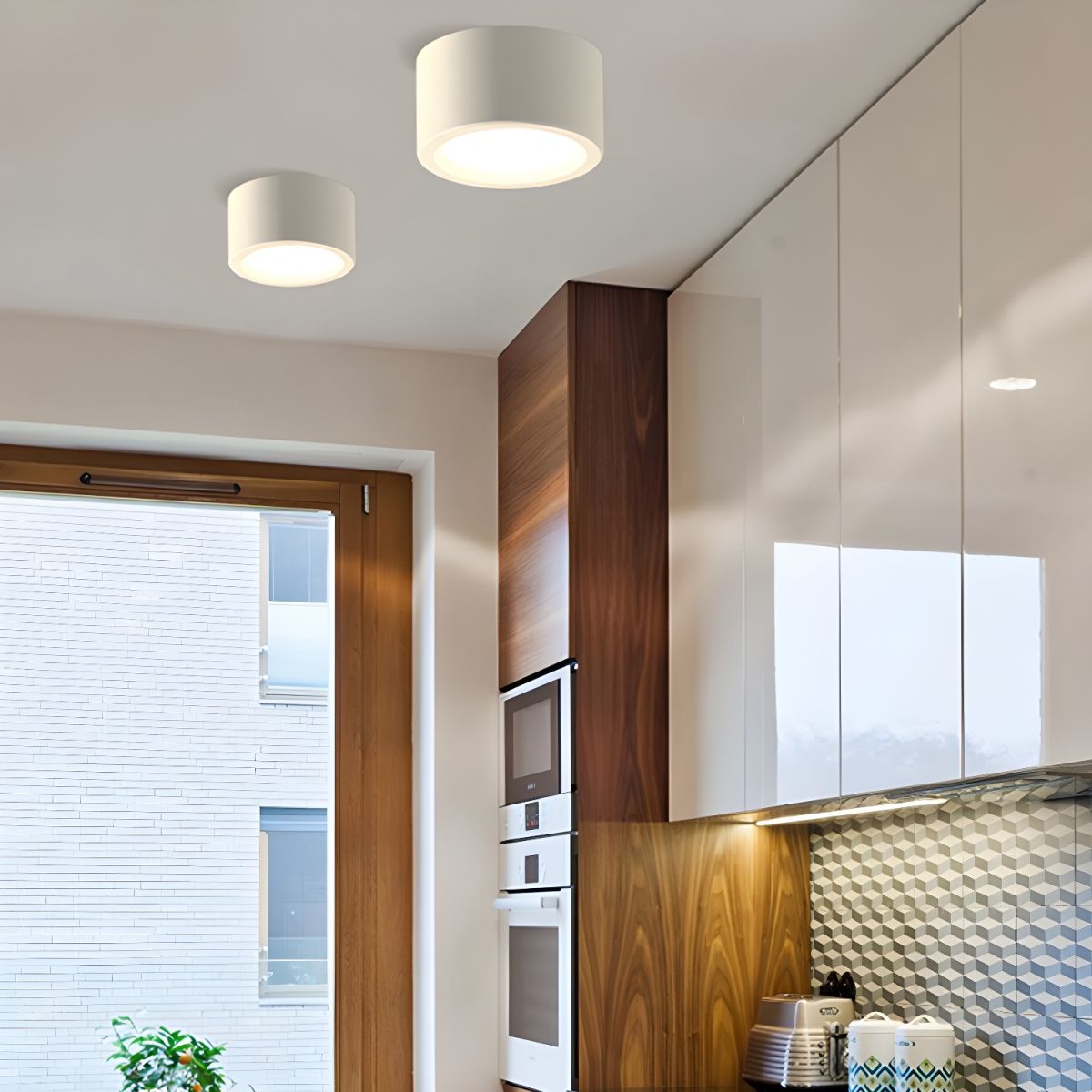 Plafonnier LED | Forme Cylindrique, Design Moderne 1
