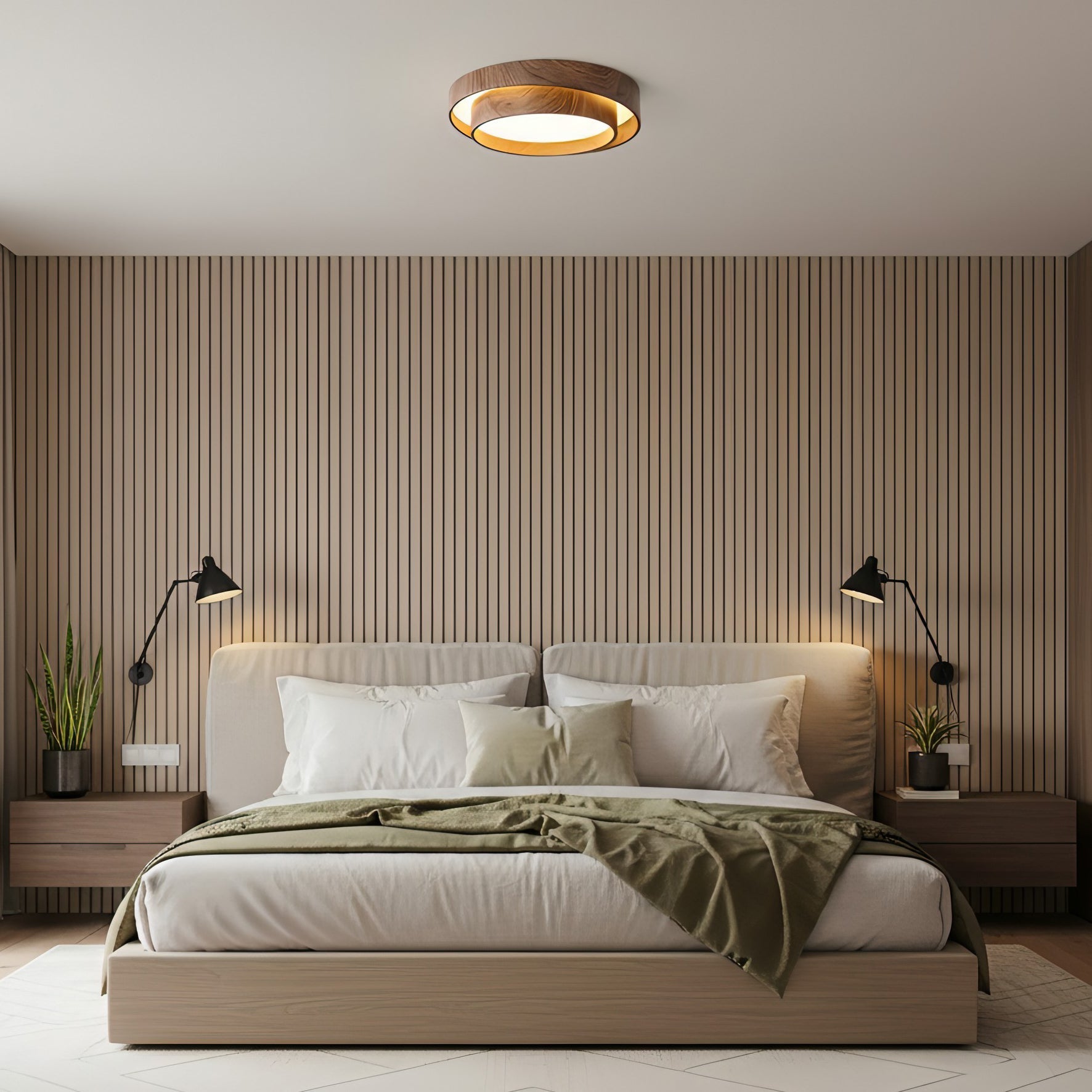 Plafonnier Led | Forme Ronde, Structure en Métal 6