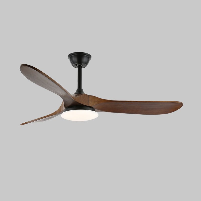 Plafonnier Ventilateur | Pales En Bois, LED Intégrée 12