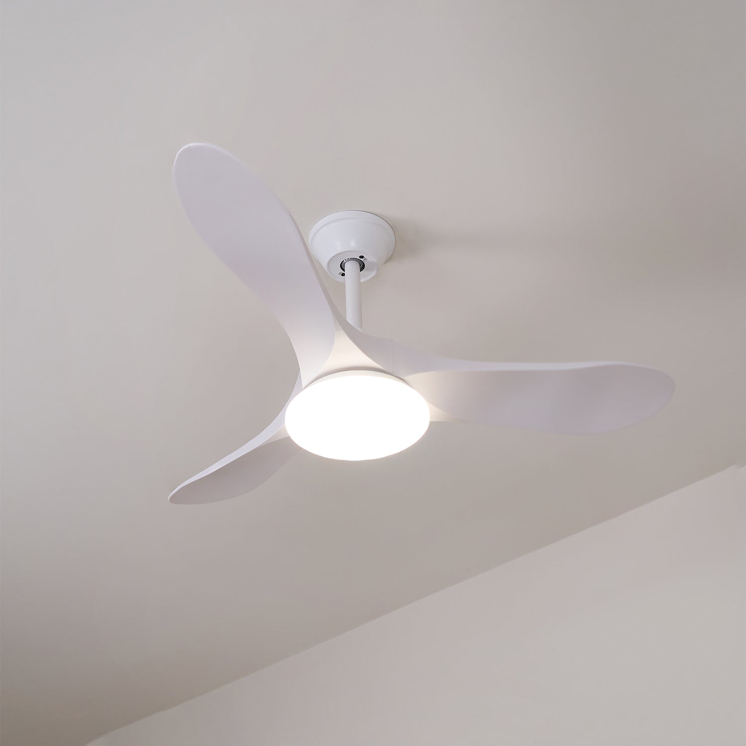 Plafonnier Ventilateur | Pales En Bois, LED Intégrée 4