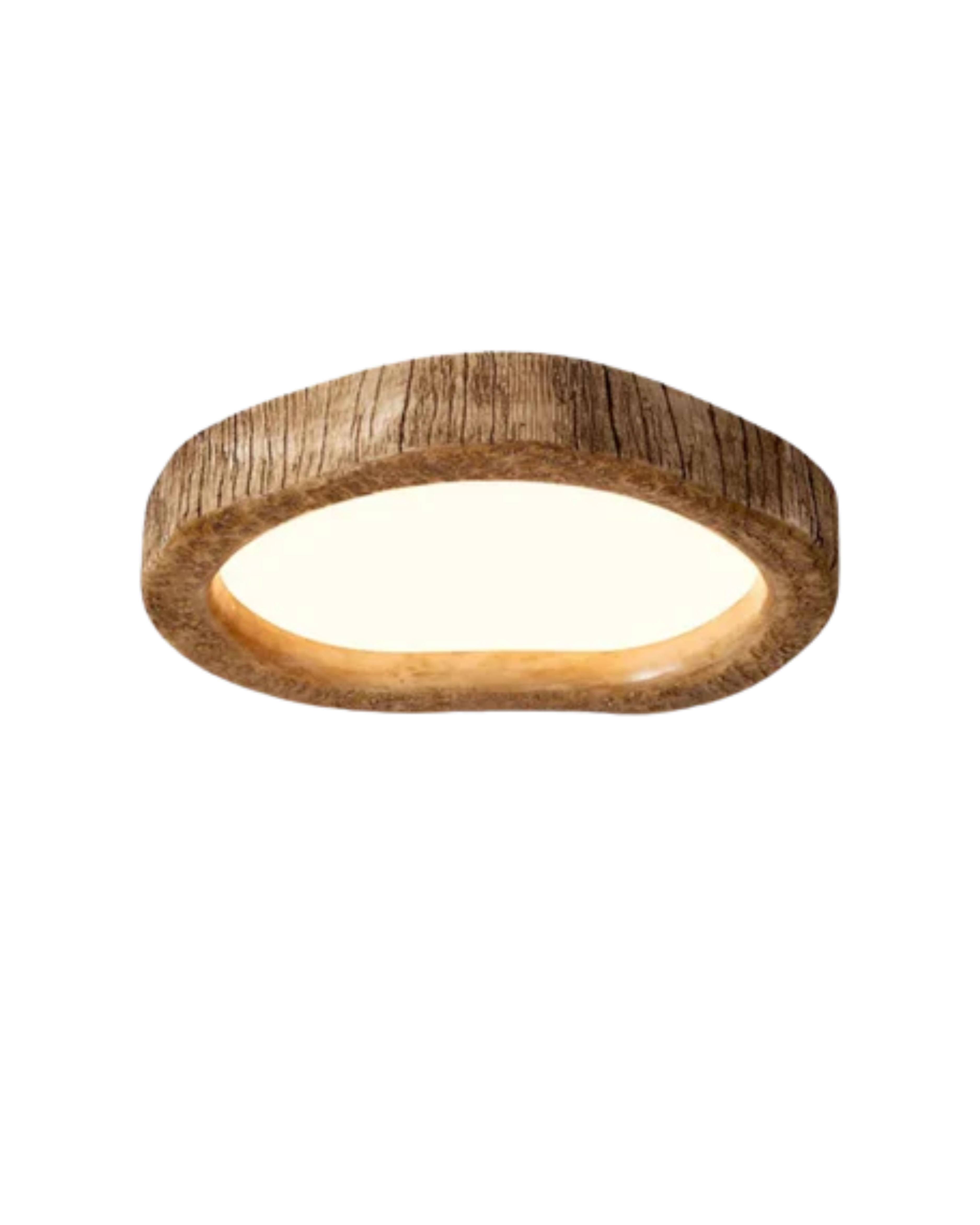Plafonnier | Surface Aspect Bois, Forme Compacte 0