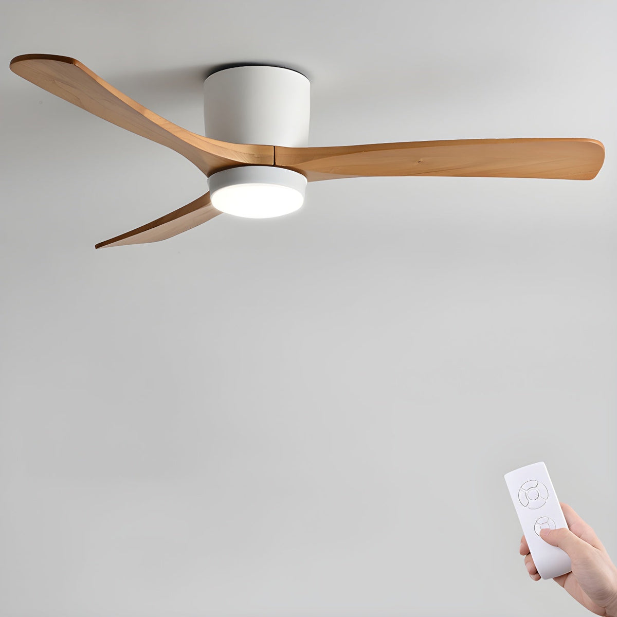 Plafonnier | Ventilateur En Bois, Style Nordique 10