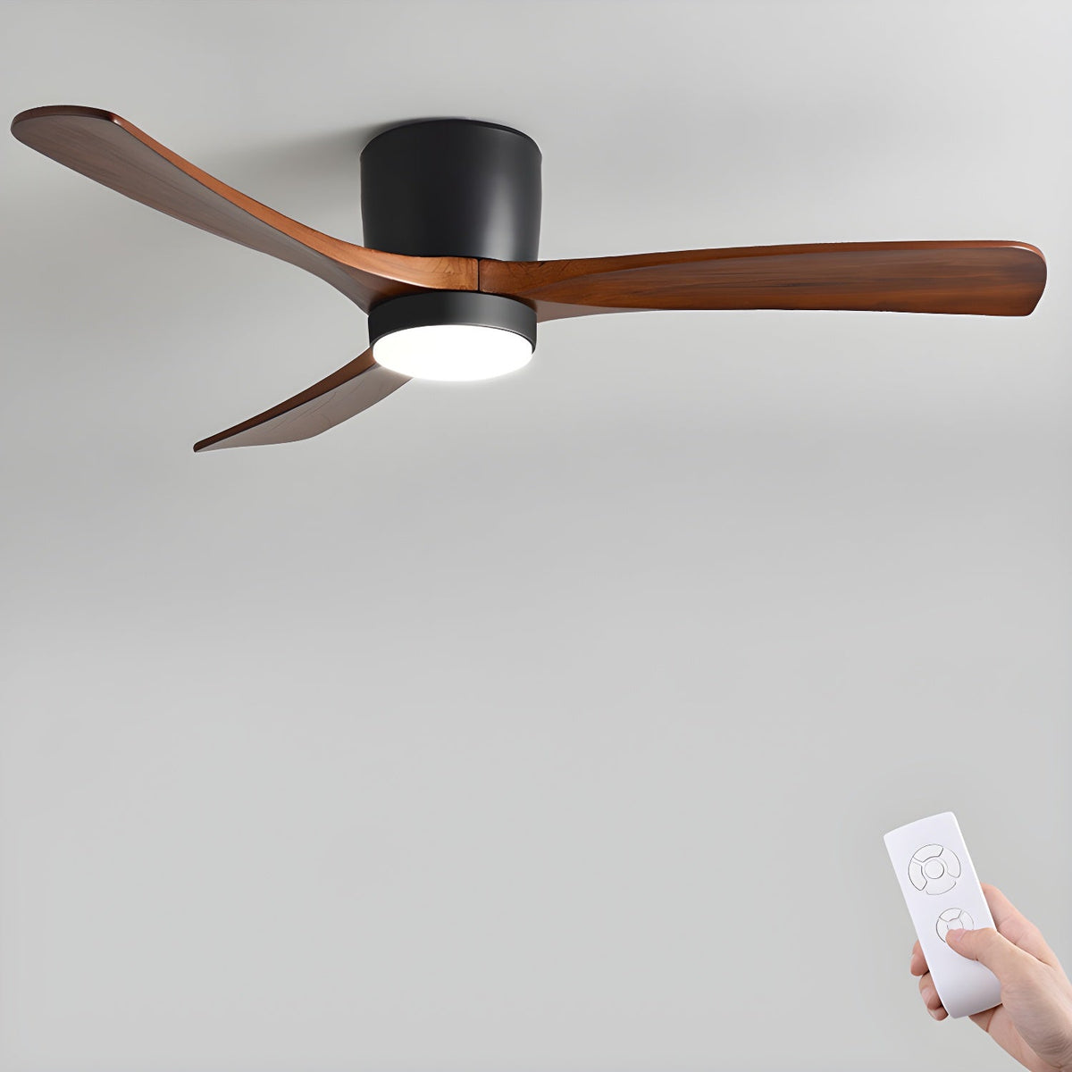 Plafonnier | Ventilateur En Bois, Style Nordique 9