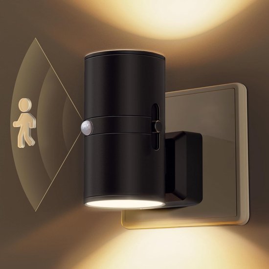 Veilleuse PlugGlow LED Dimmable Blanc Chaud pour Couloir et Chambre