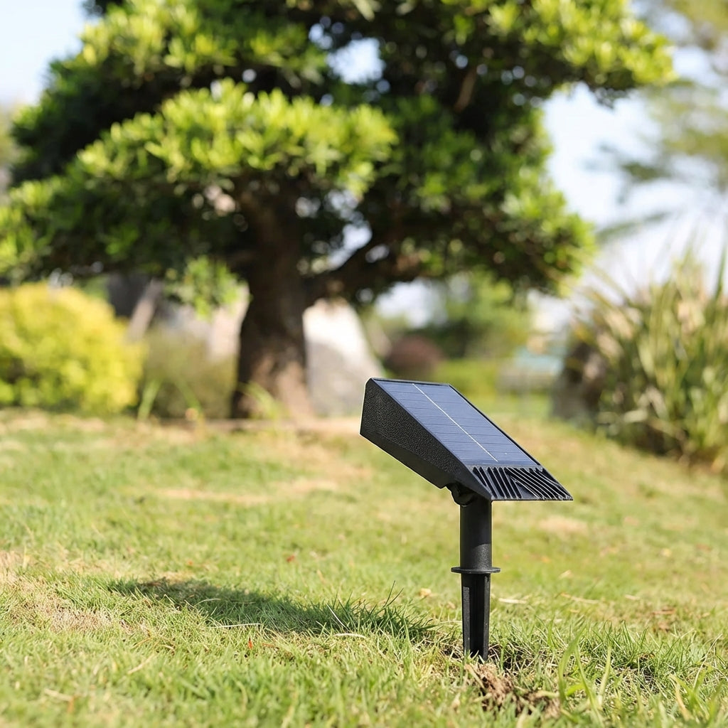 Projecteur Solaire LED | Zoom Réglable, Résistant aux Intempéries 2