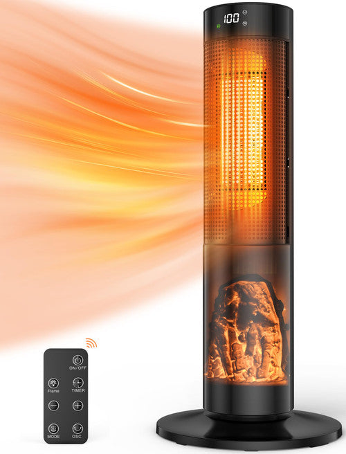 Radiateur Électrique | Chauffage Céramique, Oscillation 60° 0