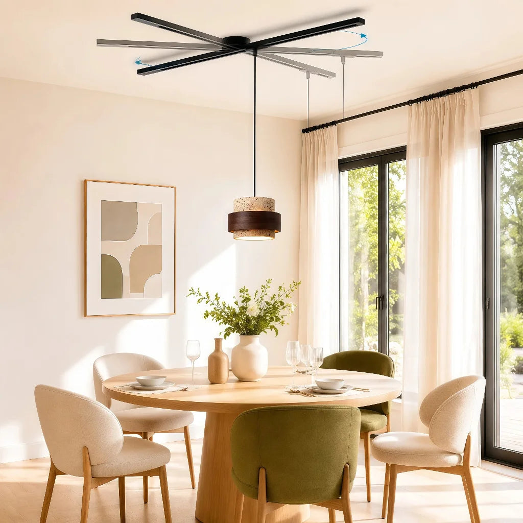 Rail Plafond | Mobile Rotatif, Système Modulable 3