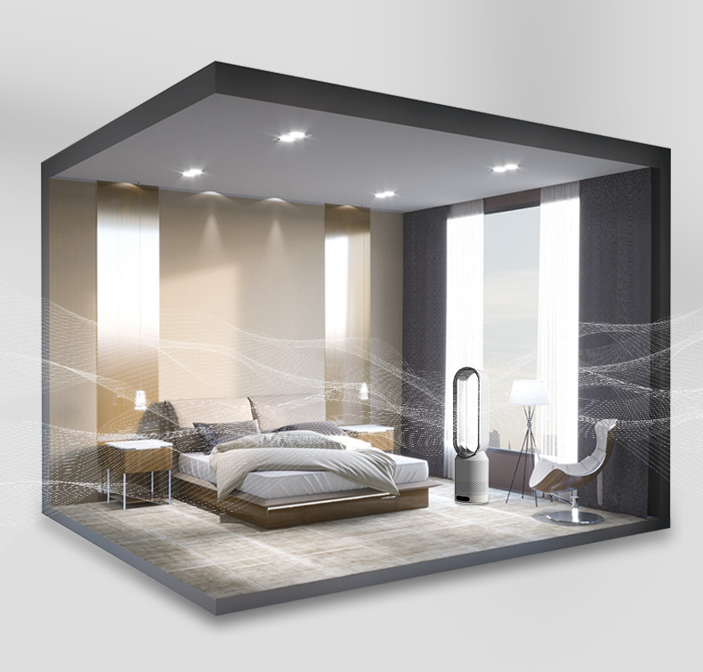 Refroidisseur d'air | 3-en-1 silencieux, design sans lame 6