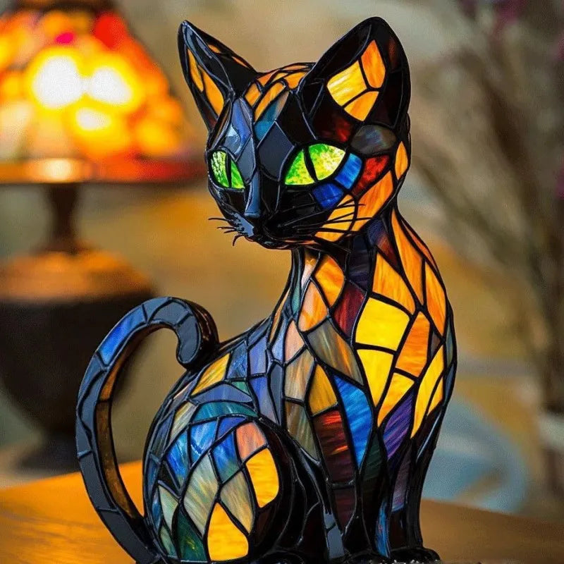 Lampe Chat Nocturne, style moderne, intérieur et terrasse