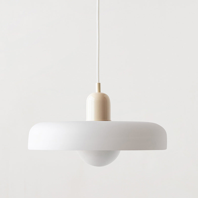 LuminoBau – Suspension Bauhaus en Verre Coloré, Design Moderne, Intérieur