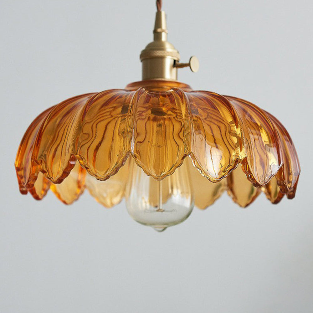 Florina – Suspension Vintage en Forme de Fleurs, Salon, Rose