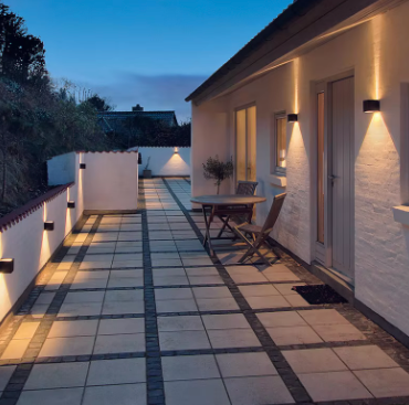 ShadowBeam – Applique murale extérieure réglable, étanche, noir