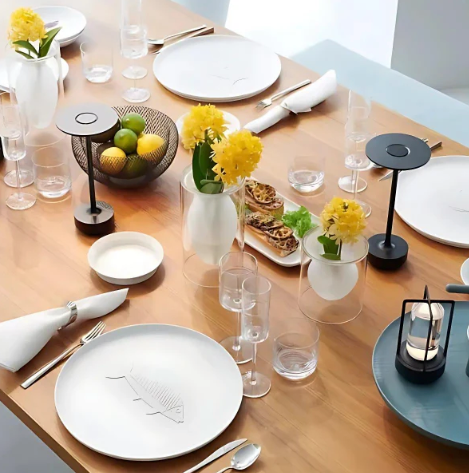 Glimmera | Lampe de Table Sans Fil Rechargeable avec Luminosité Réglable