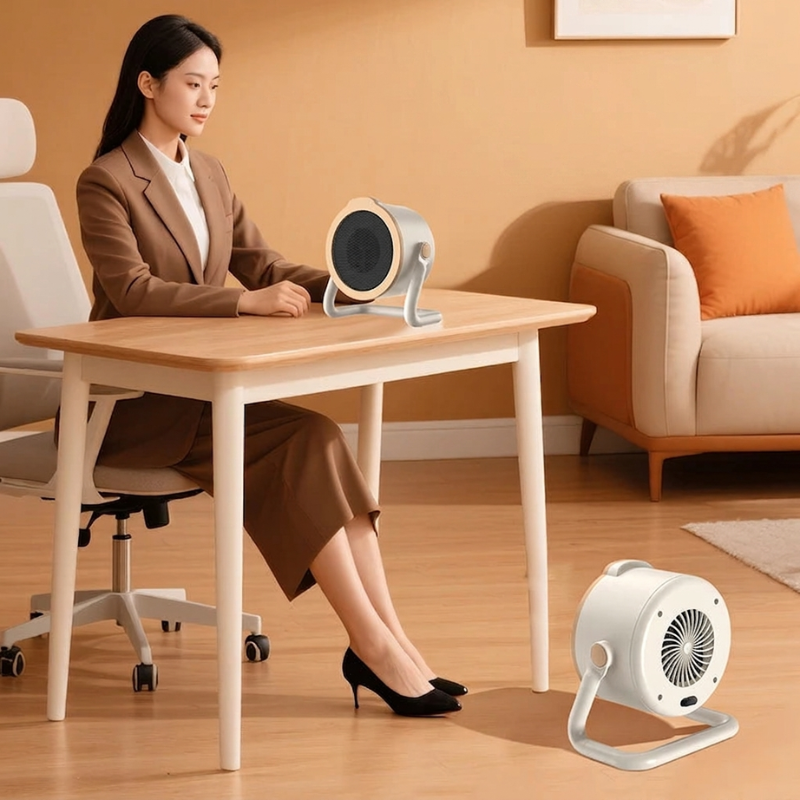 Chauffage d'appoint céramique portable 1000 W en PP
