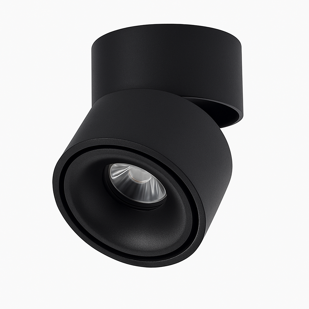 Spot LED Rond Orientable | Finition Mate Givrée 1