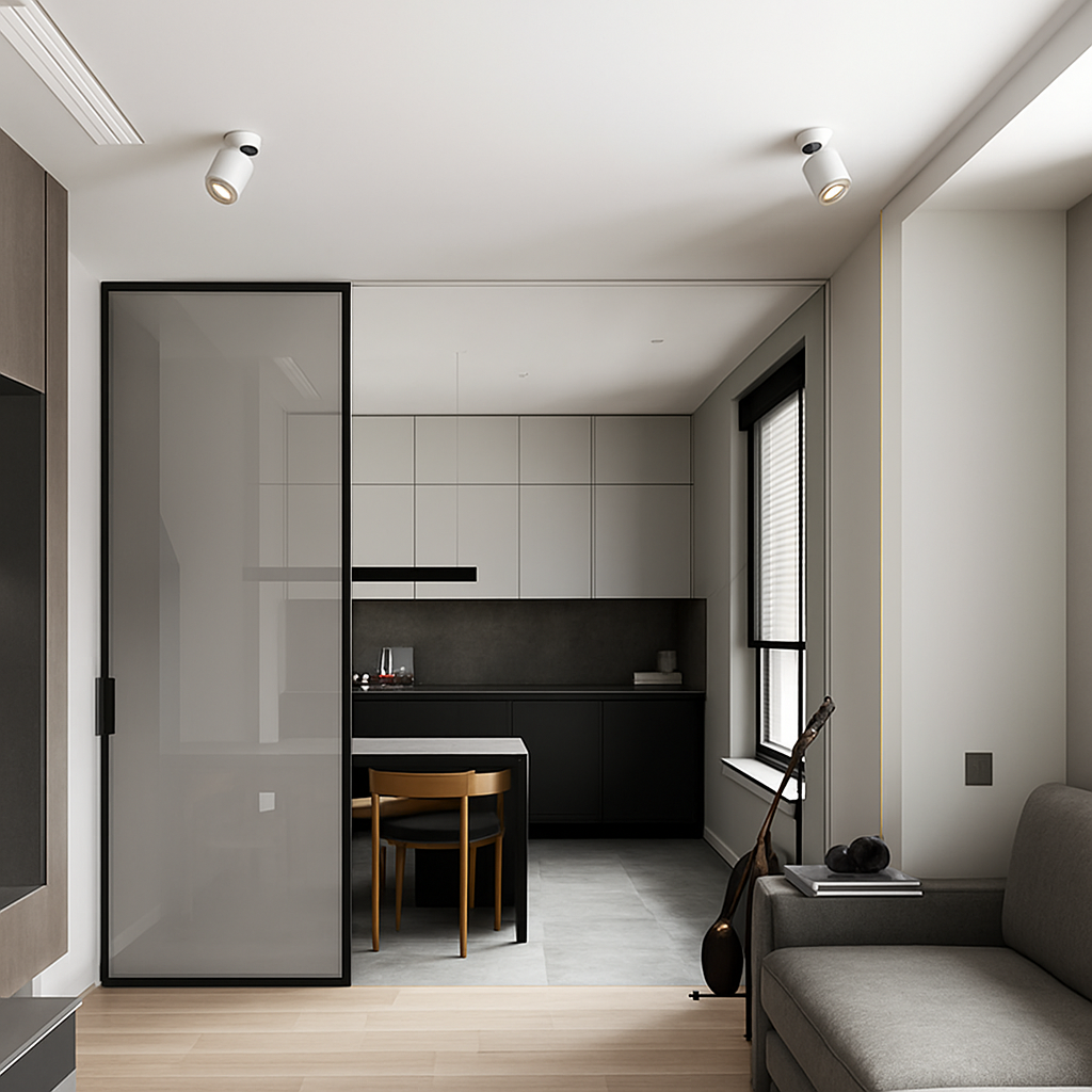 Spot LED Rond Orientable | Finition Mate Givrée 2