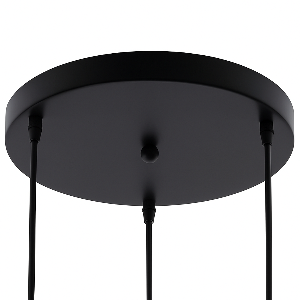 Support Socle Rond | Métal Noir ou Blanc, 5 Trous 2