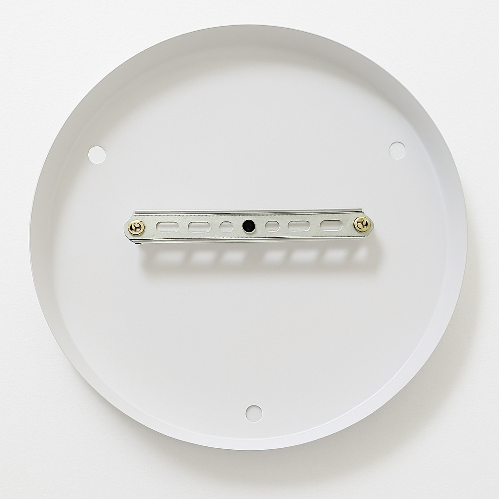 Support Socle Rond | Métal Noir ou Blanc, 5 Trous 3