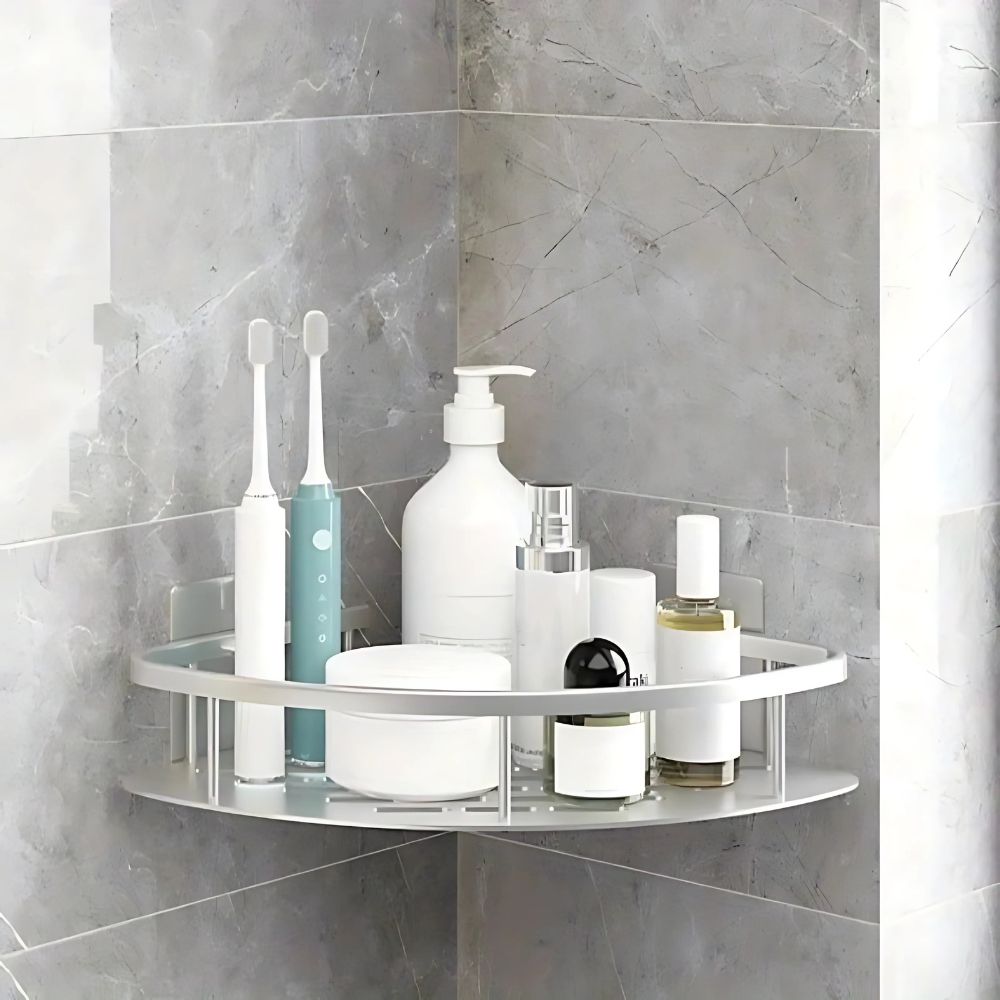 Support de douche | Design incurvé, cadre ouvert avec crochet amovible 0