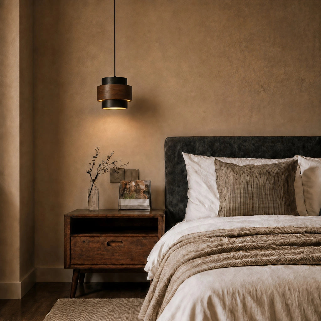 Suspension Cylindrique | Travertin Naturel, Design Épuré 7