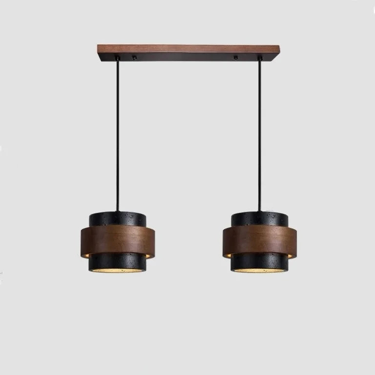 Suspension Cylindrique | Travertin Naturel, Design Épuré 9