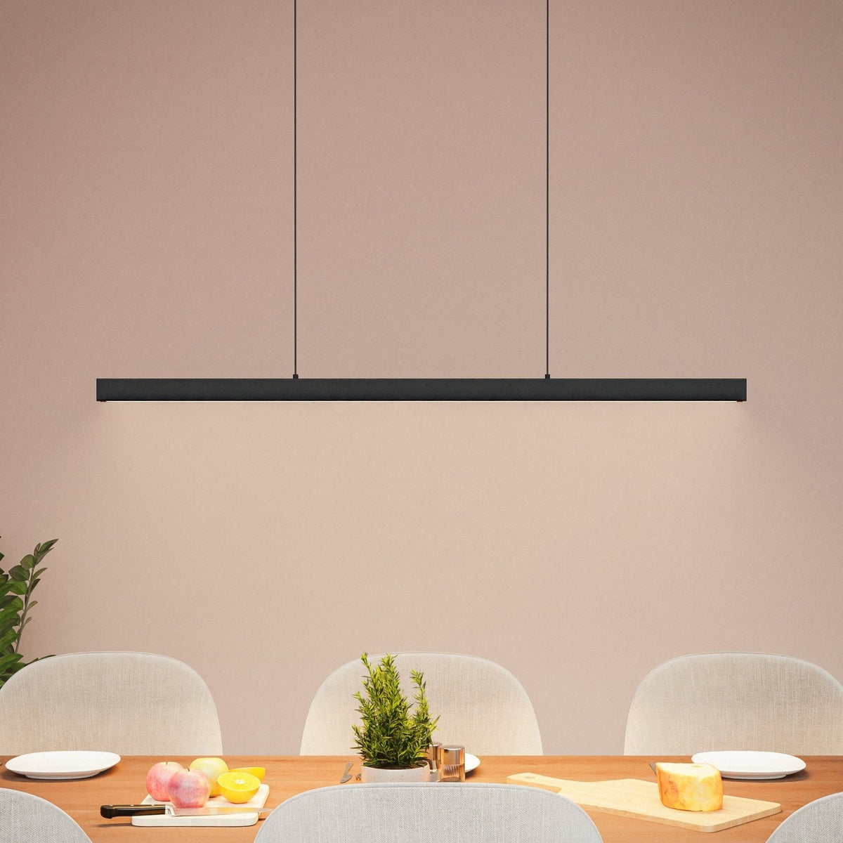 Suspension | Silhouette Fine, LED Intégré Réglable 0