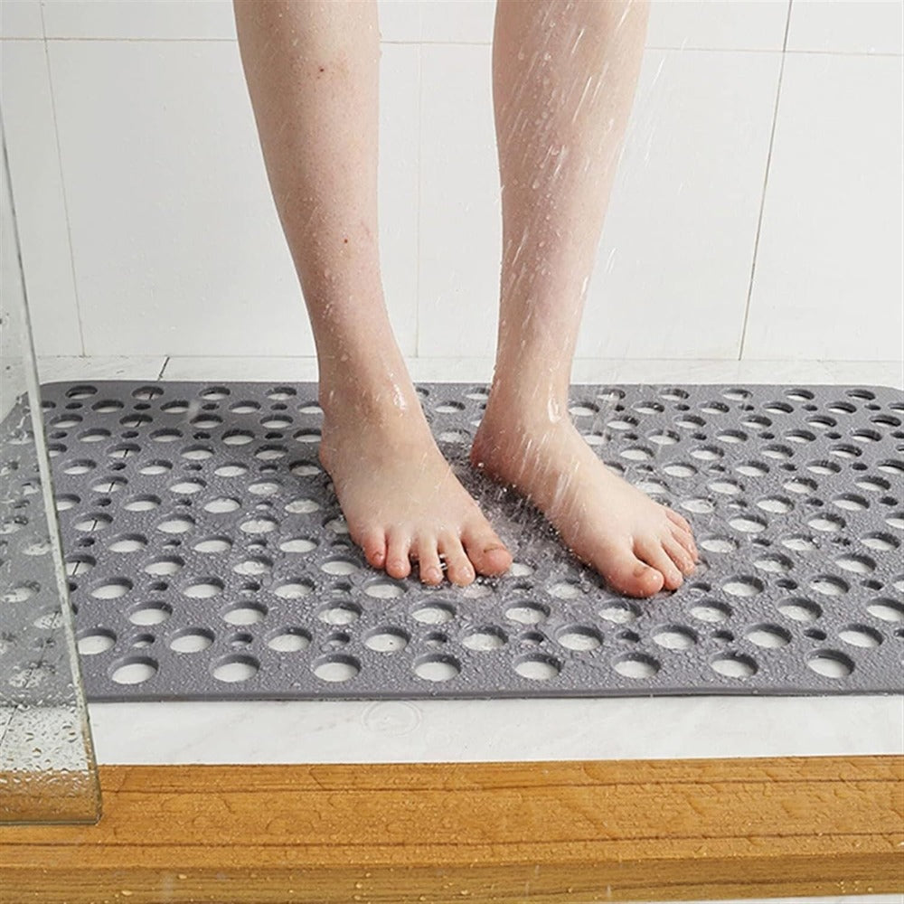 Tapis de douche antidérapant | Ventouses sécurisées, Drainage efficace 1