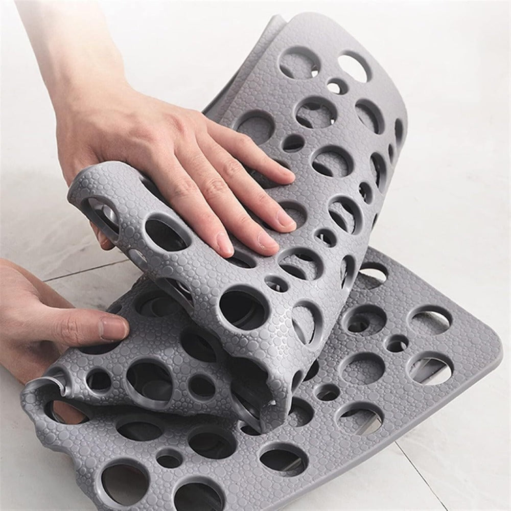 Tapis de douche antidérapant | Ventouses sécurisées, Drainage efficace 5