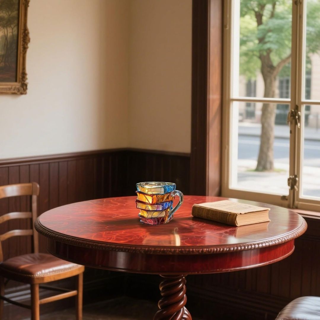 Tasse à Café 3D Artisanale - Design Unique Inspiré des Livres, Élégante et Pratique 7