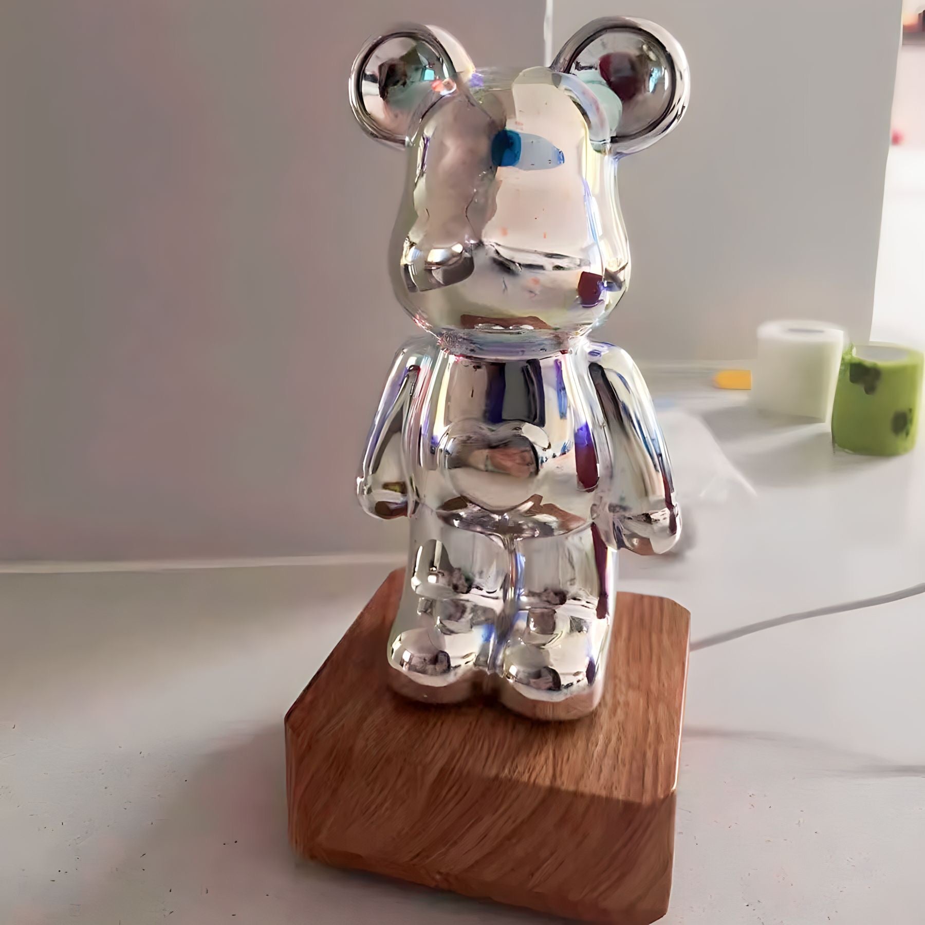 Lampe de Table Orso Pezzato Design Moderne Blanche pour Intérieur