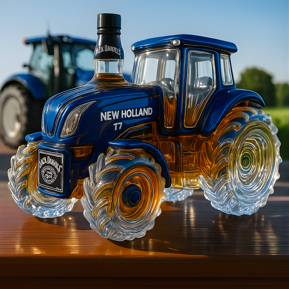Bouteille de Whisky | Design Tracteur, Artisanat Fait Main