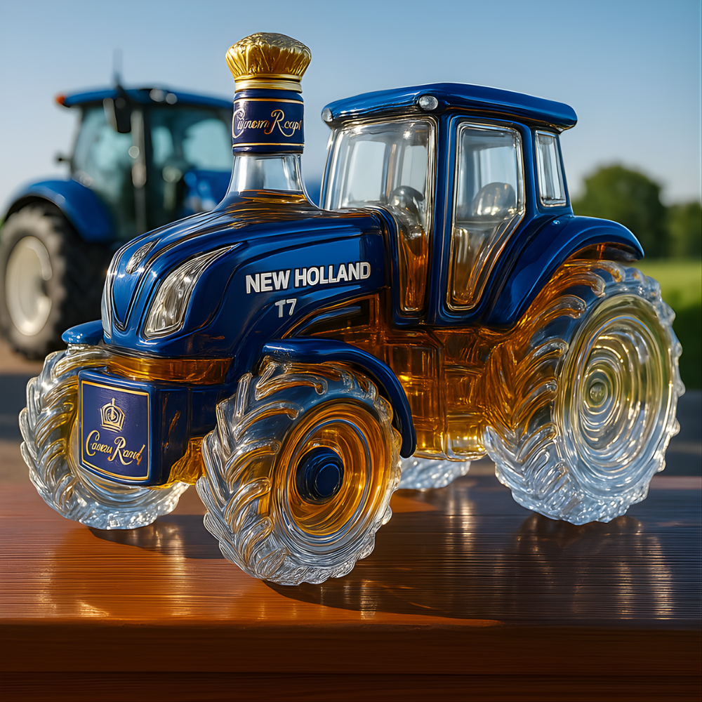 Bouteille de Whisky | Design Tracteur, Artisanat Fait Main
