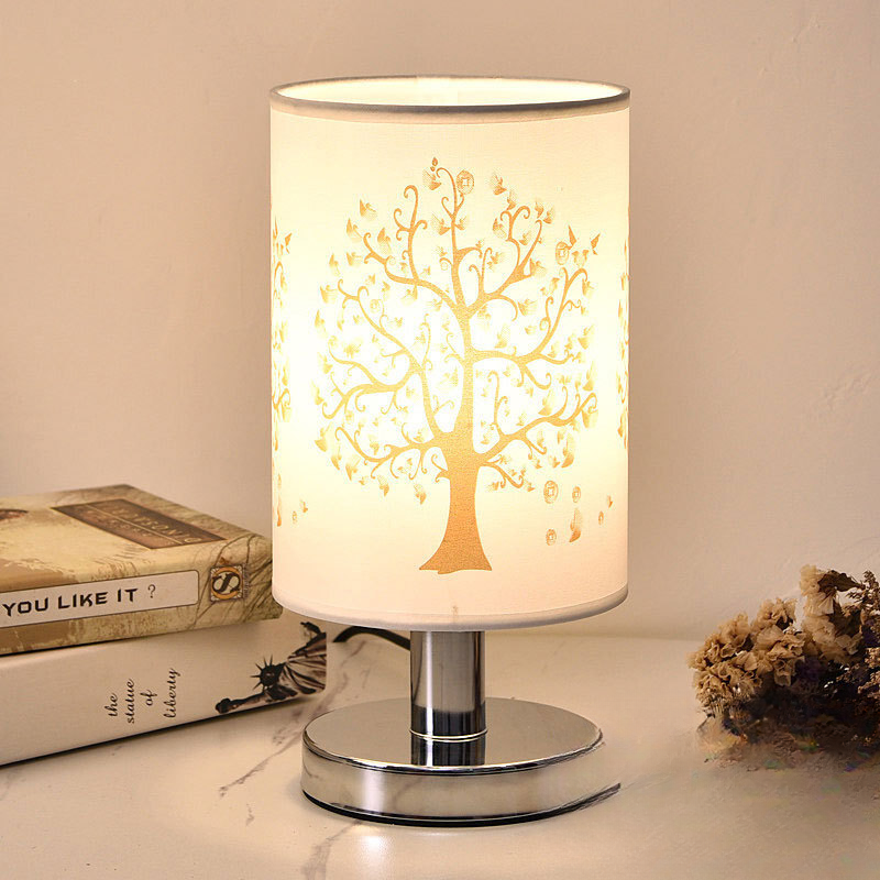 ClearGlow – Lampe Moderne Blanche avec Socle en Bois